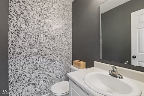 Bathroom at 411 Vernon Place, Westfield, IN