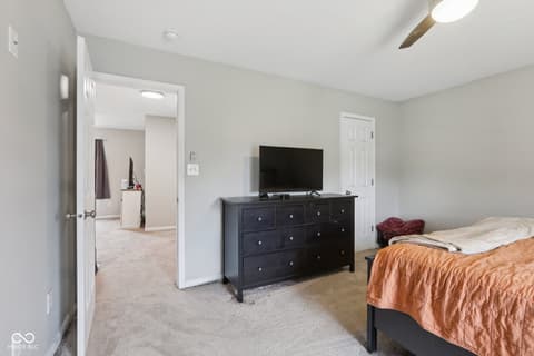 Primary bedroom at 411 Vernon Place, Westfield, IN