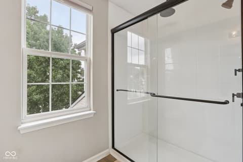 Primary bathroom at 411 Vernon Place, Westfield, IN