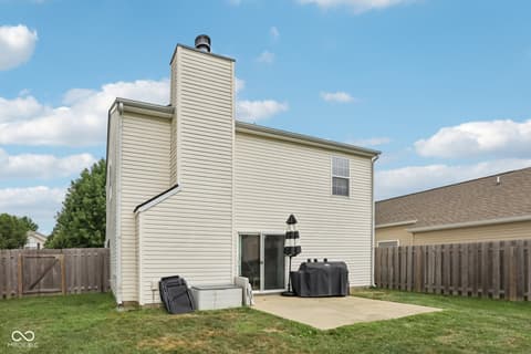 Backyard at 411 Vernon Place, Westfield, IN