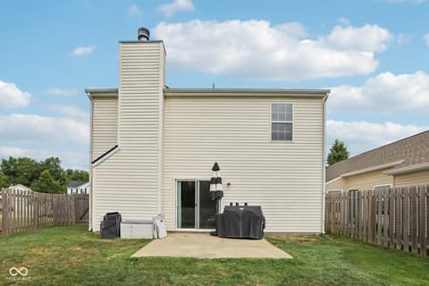 Backyard at 411 Vernon Place, Westfield, IN