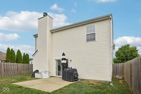 Backyard at 411 Vernon Place, Westfield, IN