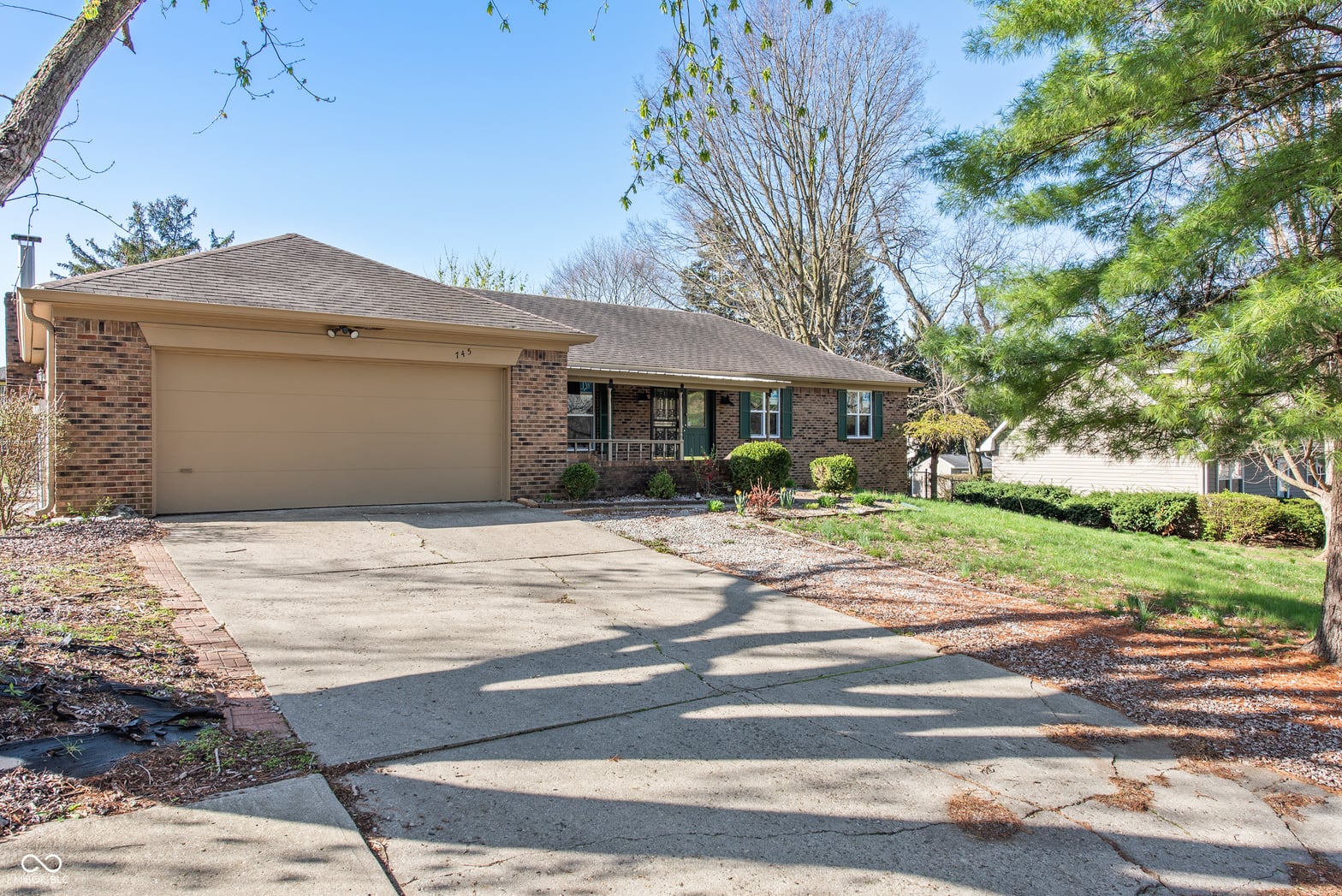 Front exterior at 745 W Banta Road, Indianapolis, IN