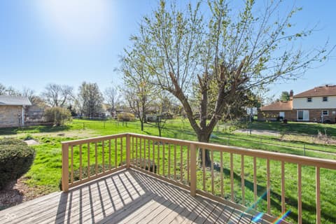 Outdoor living area at 745 W Banta Road, Indianapolis, IN
