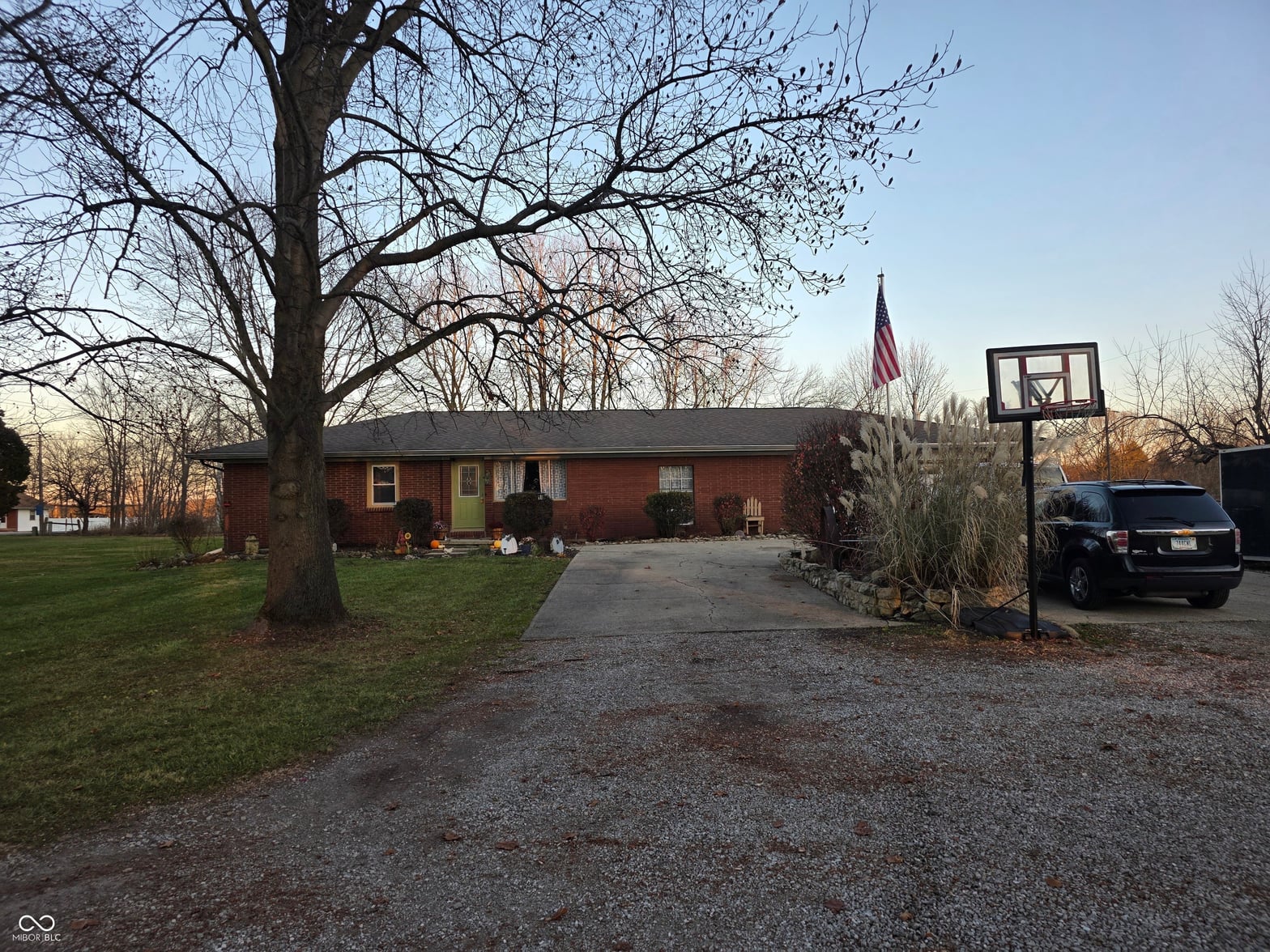 Front exterior at 405 E 5th Street, Carthage, IN