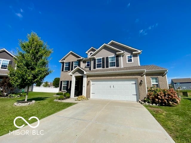 Front exterior at 4436 Ozark Lane, Indianapolis, IN