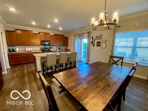 Dining room at 4436 Ozark Lane, Indianapolis, IN
