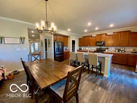 Dining room at 4436 Ozark Lane, Indianapolis, IN