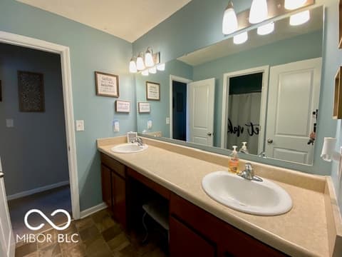 Bathroom at 4436 Ozark Lane, Indianapolis, IN