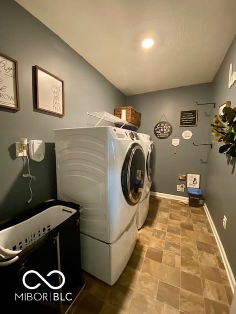 Laundry room at 4436 Ozark Lane, Indianapolis, IN