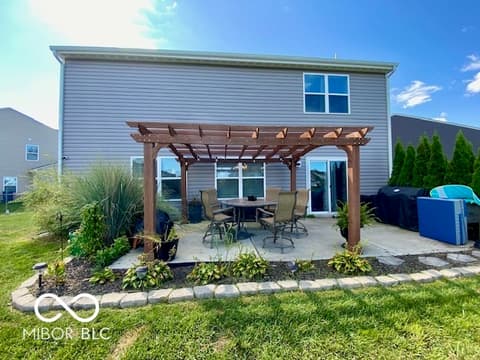 Backyard at 4436 Ozark Lane, Indianapolis, IN