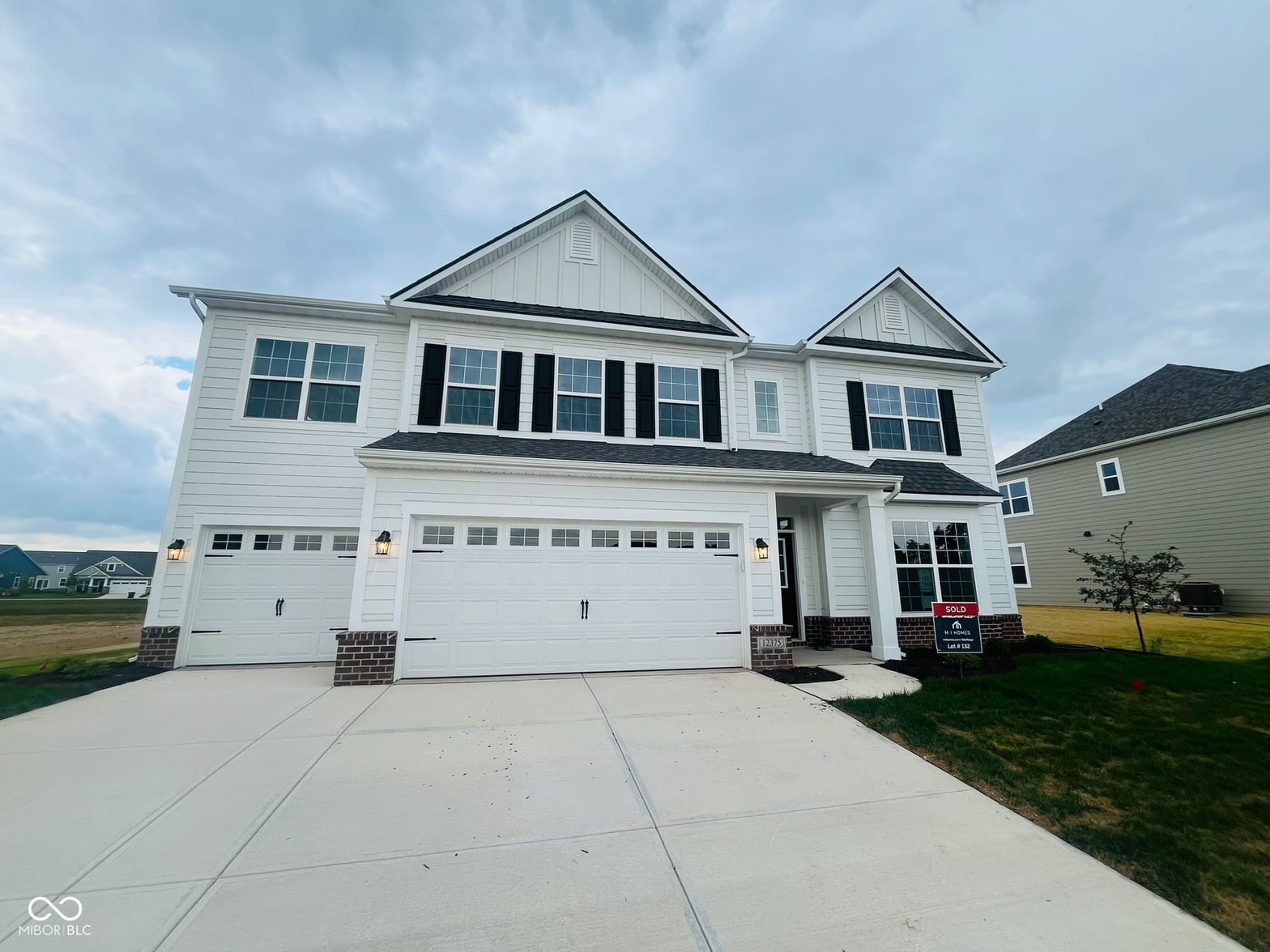 Front exterior at 12375 Fresh Stock Drive, Noblesville, IN