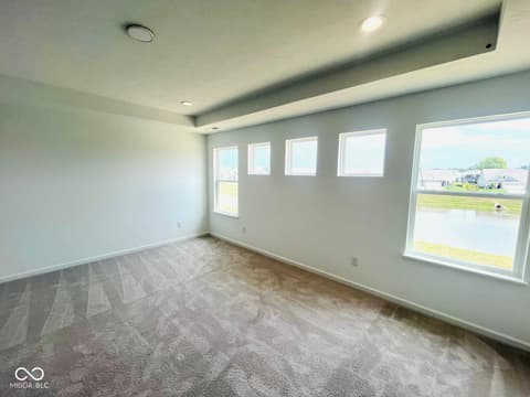 Primary bedroom at 12375 Fresh Stock Drive, Noblesville, IN