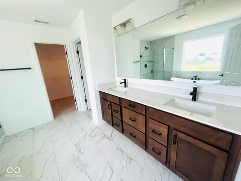 Primary bathroom at 12375 Fresh Stock Drive, Noblesville, IN