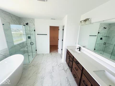 Primary bathroom at 12375 Fresh Stock Drive, Noblesville, IN