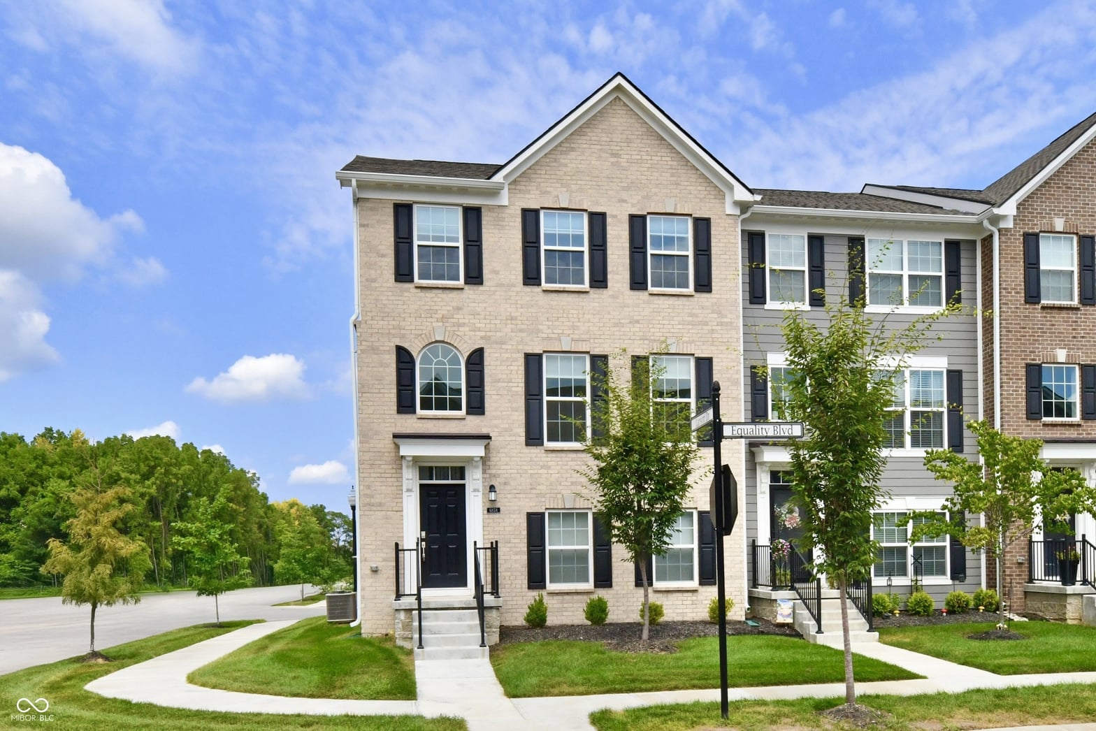 Front exterior at 6858 Equality Boulevard, Carmel, IN