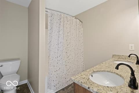 Bathroom at 7232 Wyatt Lane, Indianapolis, IN