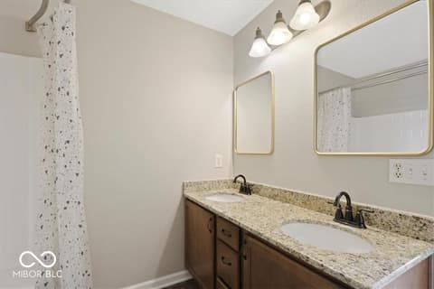 Bathroom at 7232 Wyatt Lane, Indianapolis, IN
