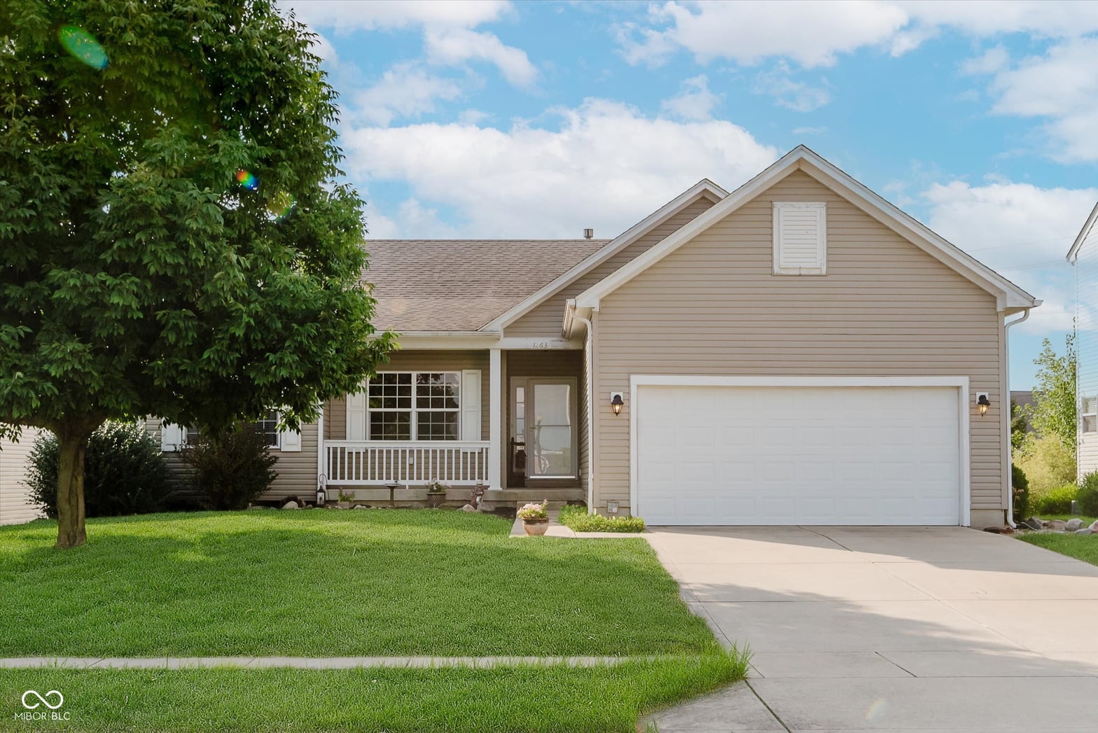 Front exterior at 12635 Touchdown Drive, Fishers, IN