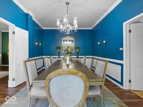 Dining room at 9271 S 225 E, Flat Rock, IN