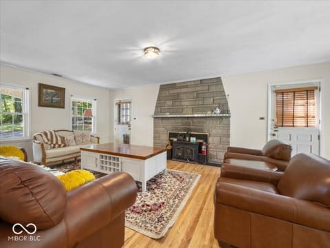 Living room at 9271 S 225 E, Flat Rock, IN