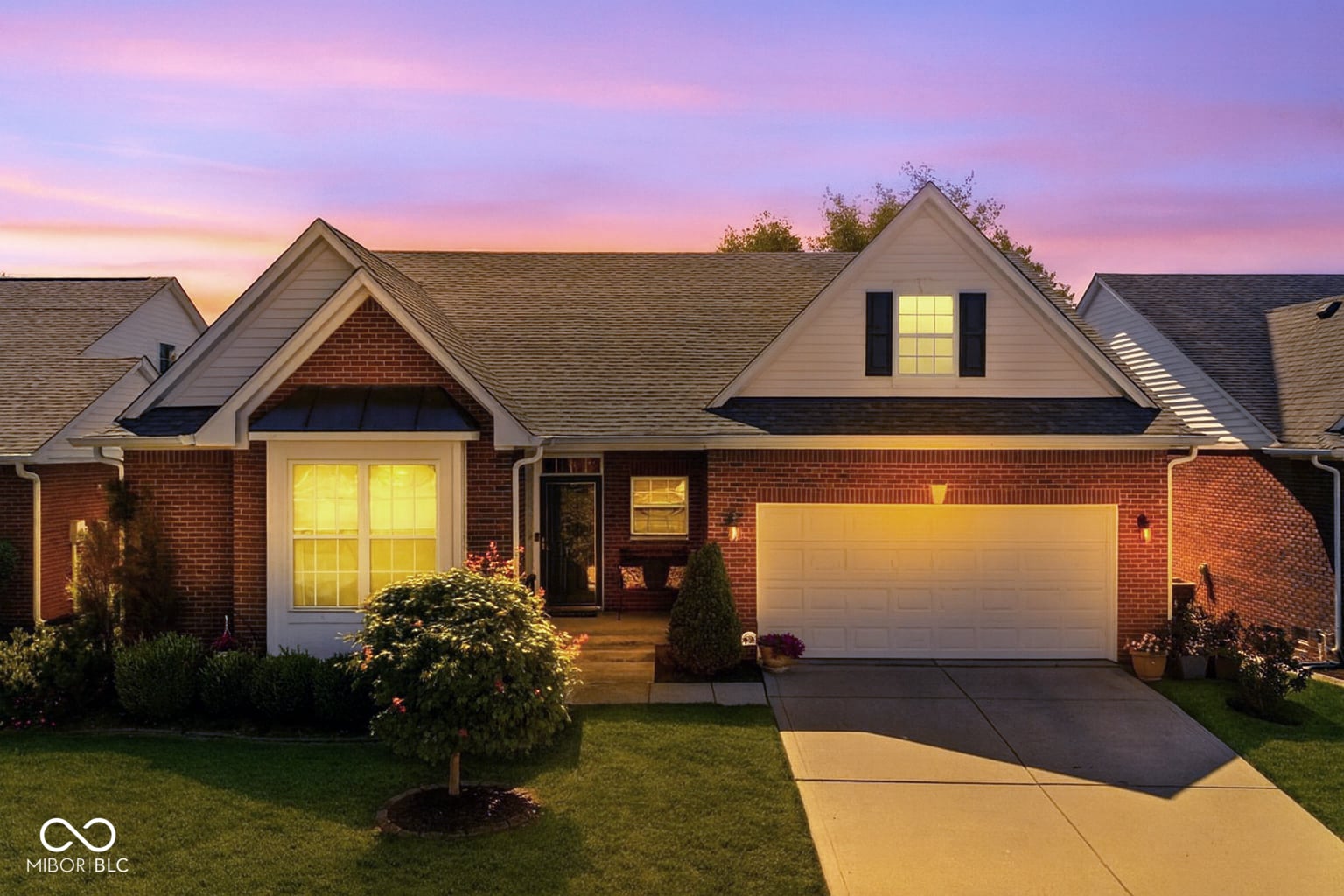 Front exterior at 8535 Stark Drive, Indianapolis, IN