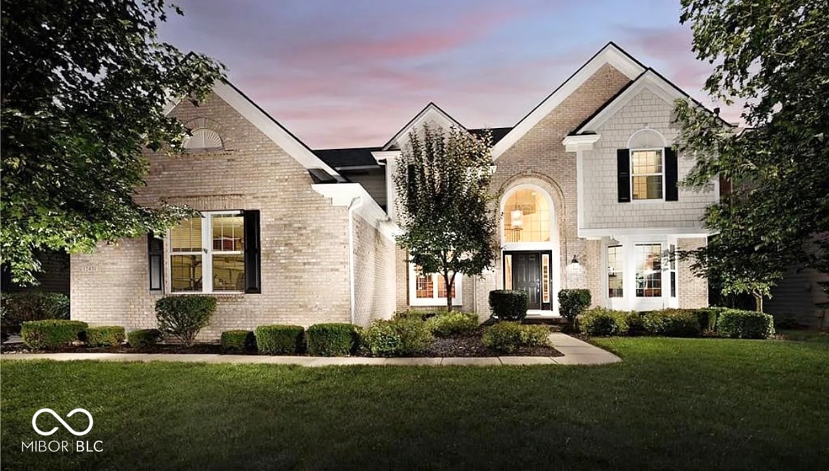 Front exterior at 12431 Cirrus Drive, Fishers, IN