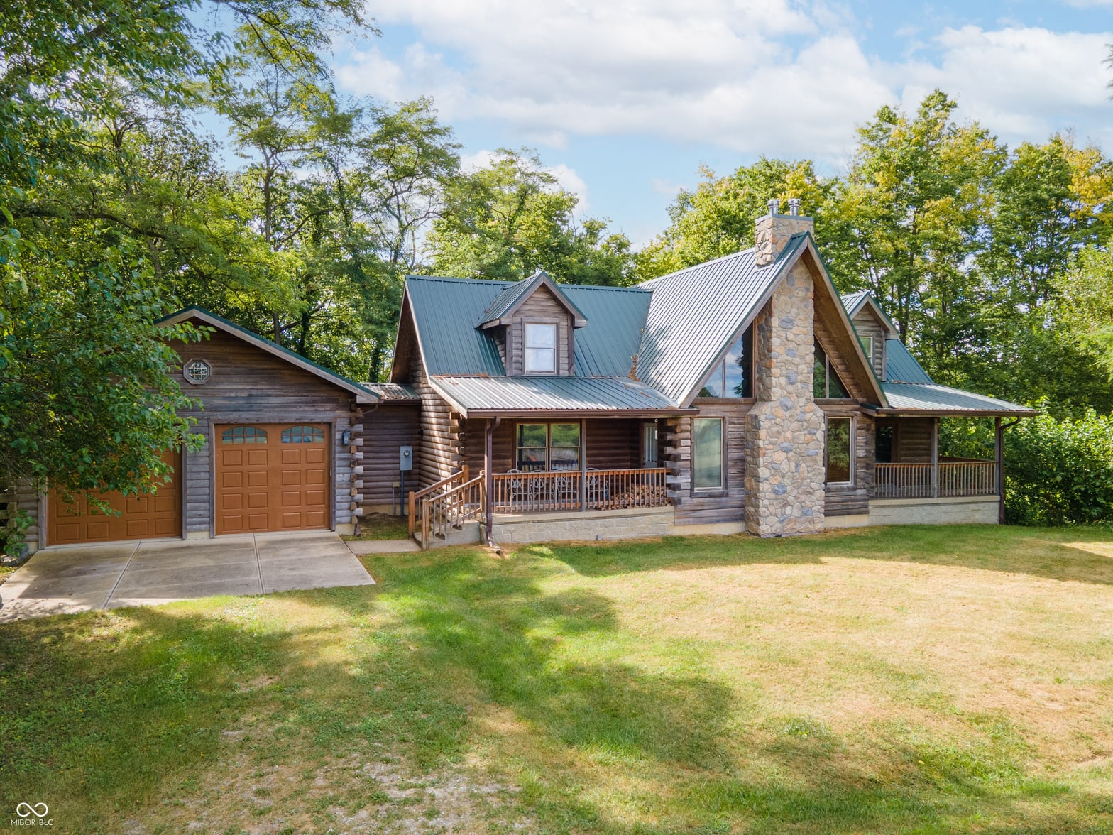Front exterior at 7898 W County Road 350 S, Shirley, IN