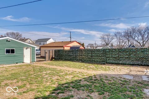 Yard at 922 Iowa Street, Indianapolis, IN
