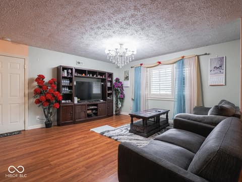 Living room at 7912 S Sherman Drive, Indianapolis, IN