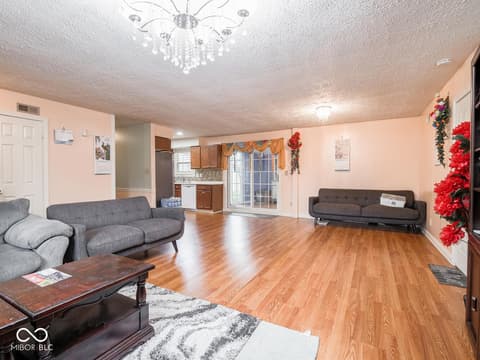 Living room at 7912 S Sherman Drive, Indianapolis, IN