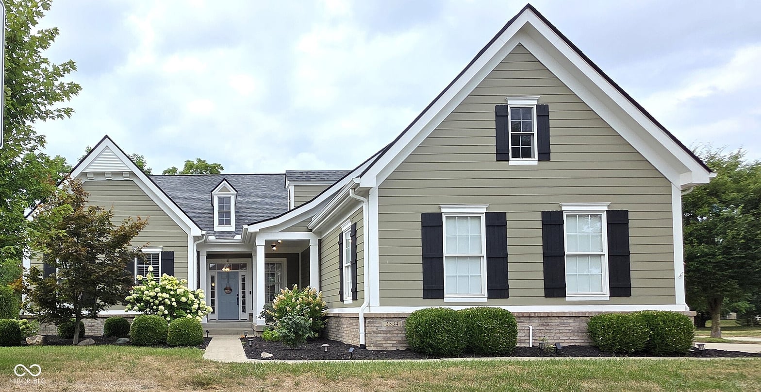 Front exterior at 2534 Murphy Circle N, Carmel, IN