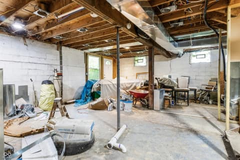 Basement at 4291 Weiss Road, Richmond, IN