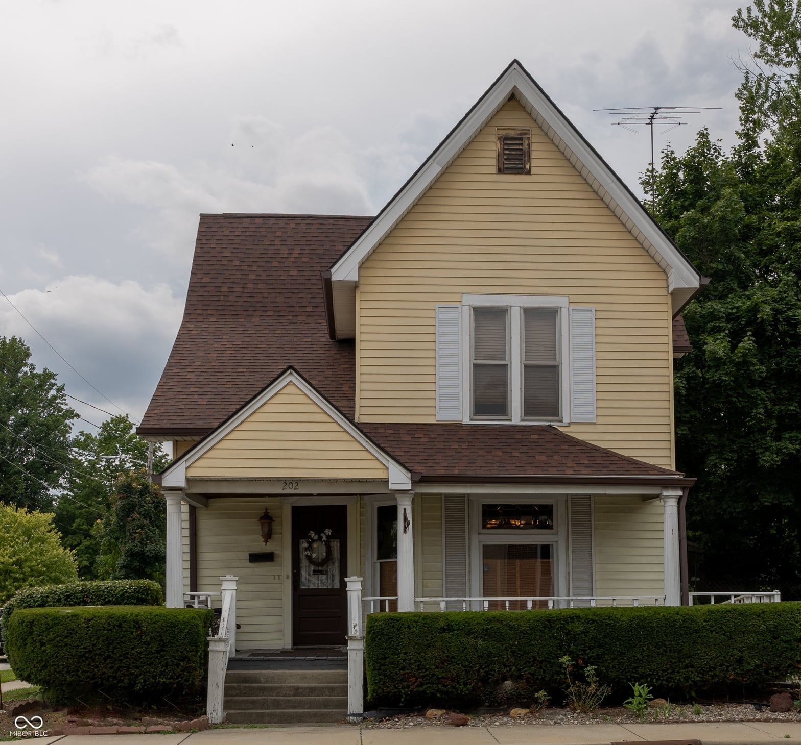 Front exterior at 202 N State Street, Greenfield, IN