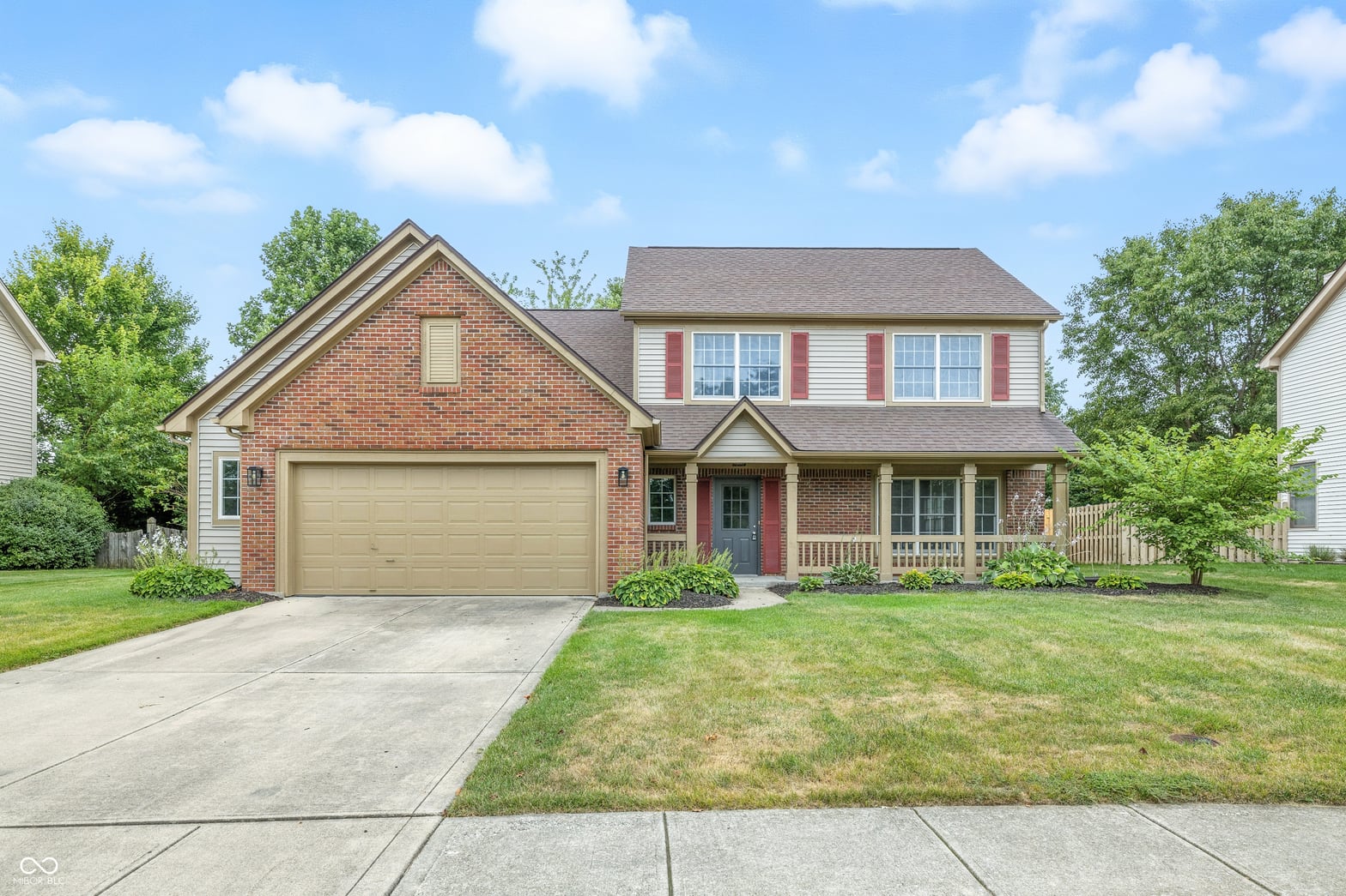 Front exterior at 4323 Short Terrace, Carmel, IN