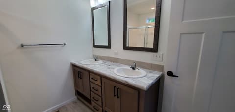 Primary bathroom at 13 S Galeston Avenue, Indianapolis, IN