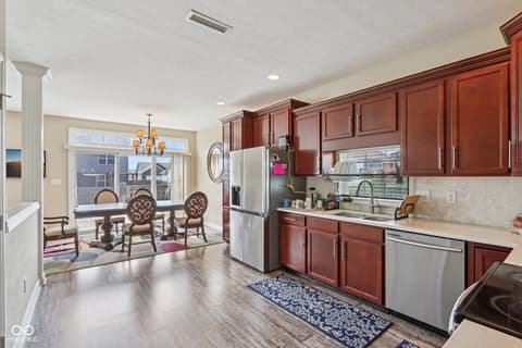 Kitchen at 818 Declaration Drive, Pittsboro, IN