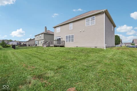 Backyard at 818 Declaration Drive, Pittsboro, IN