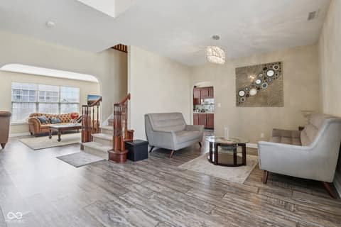 Living room at 818 Declaration Drive, Pittsboro, IN