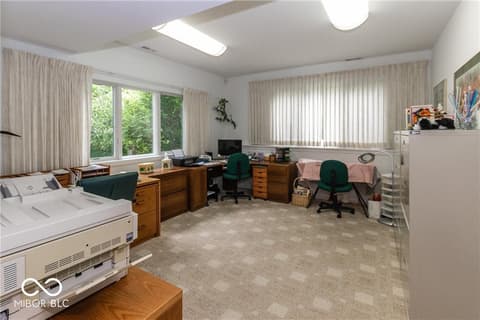 Home office at 1761 Walnut Trace, Greenfield, IN