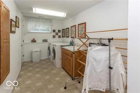 Laundry room at 1761 Walnut Trace, Greenfield, IN