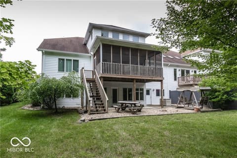 Backyard at 1761 Walnut Trace, Greenfield, IN