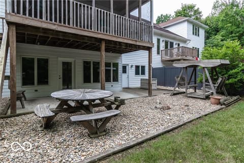 Backyard at 1761 Walnut Trace, Greenfield, IN