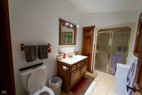 Bathroom at 11020 W Us Highway 40, Charlottesville, IN