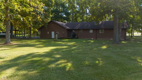 Backyard at 11020 W Us Highway 40, Charlottesville, IN
