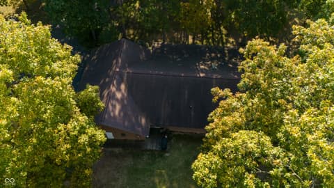 Aerial view at 11020 W Us Highway 40, Charlottesville, IN