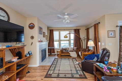 Family room at 4431 Big Leaf Lane, Indianapolis, IN