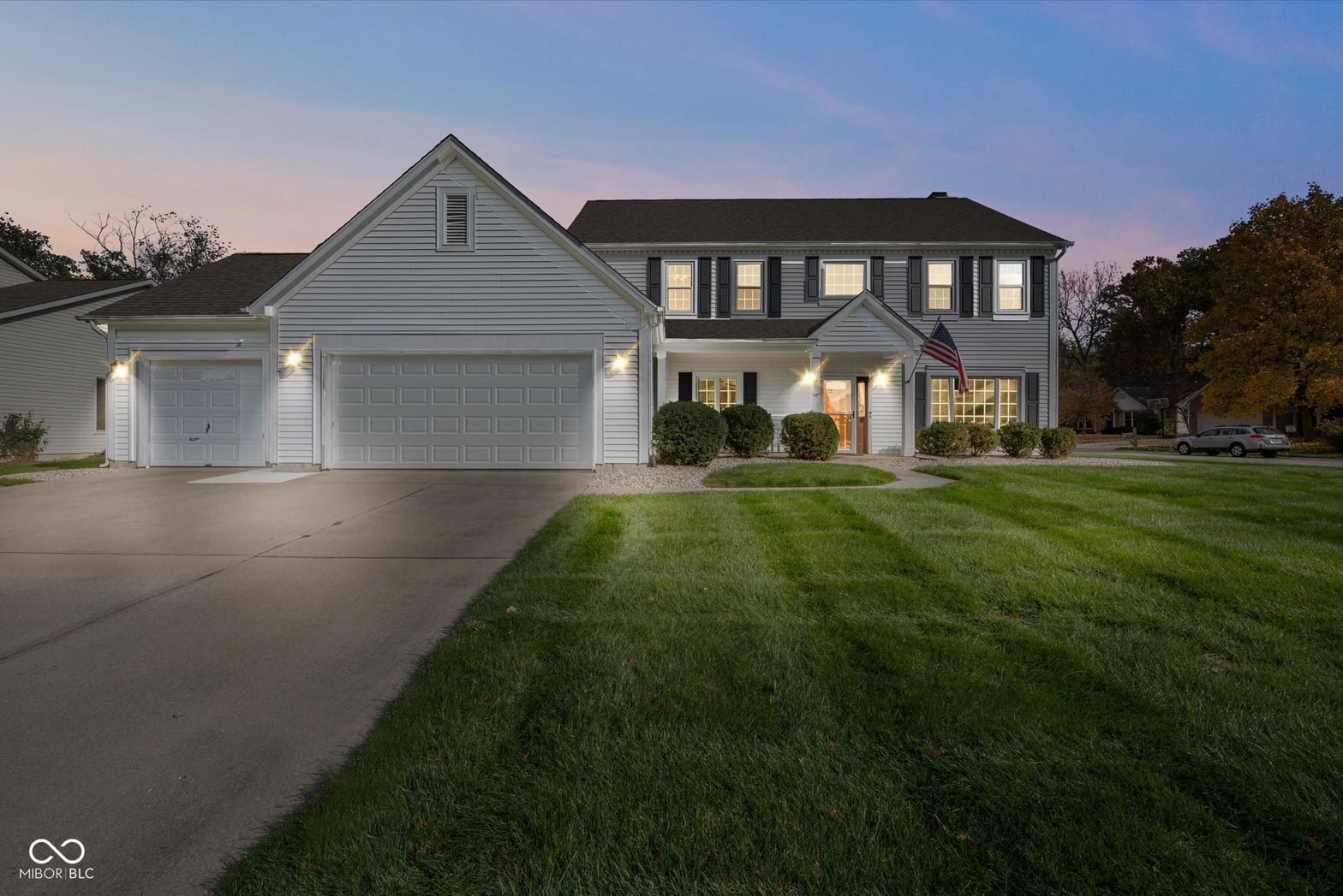 Front exterior at 10863 Parrot Court, Fishers, IN
