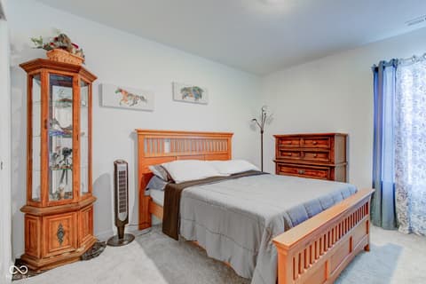 Bedroom at 6594 W Whispering Way, Greenfield, IN