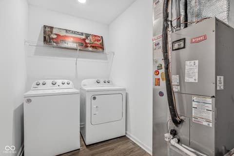 Laundry room at 6594 W Whispering Way, Greenfield, IN